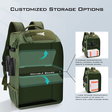 KastKing KarryAll water-resistant bottom protects contents on wet surfaces