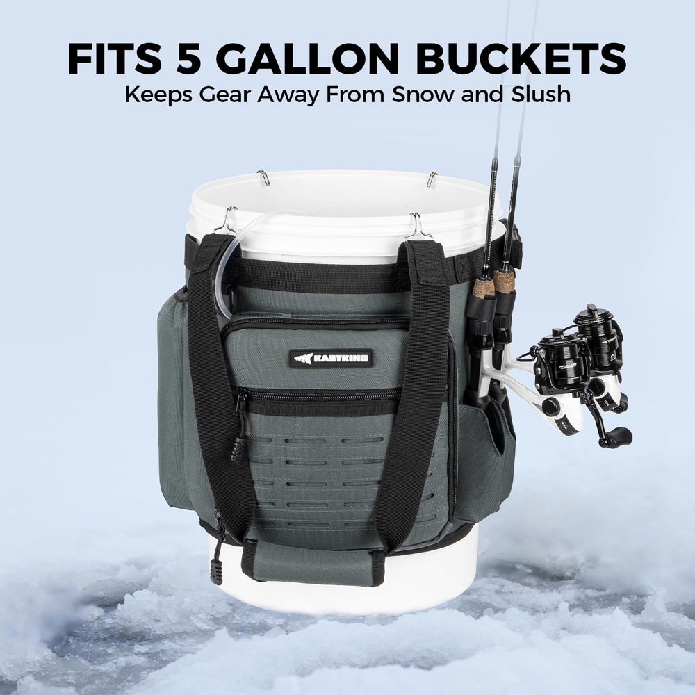 KastKing Karryall water-resistant coating protects gear in damp conditions.