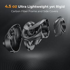 KastKing Kestrel carbon fiber frame with side covers for durable precision casting