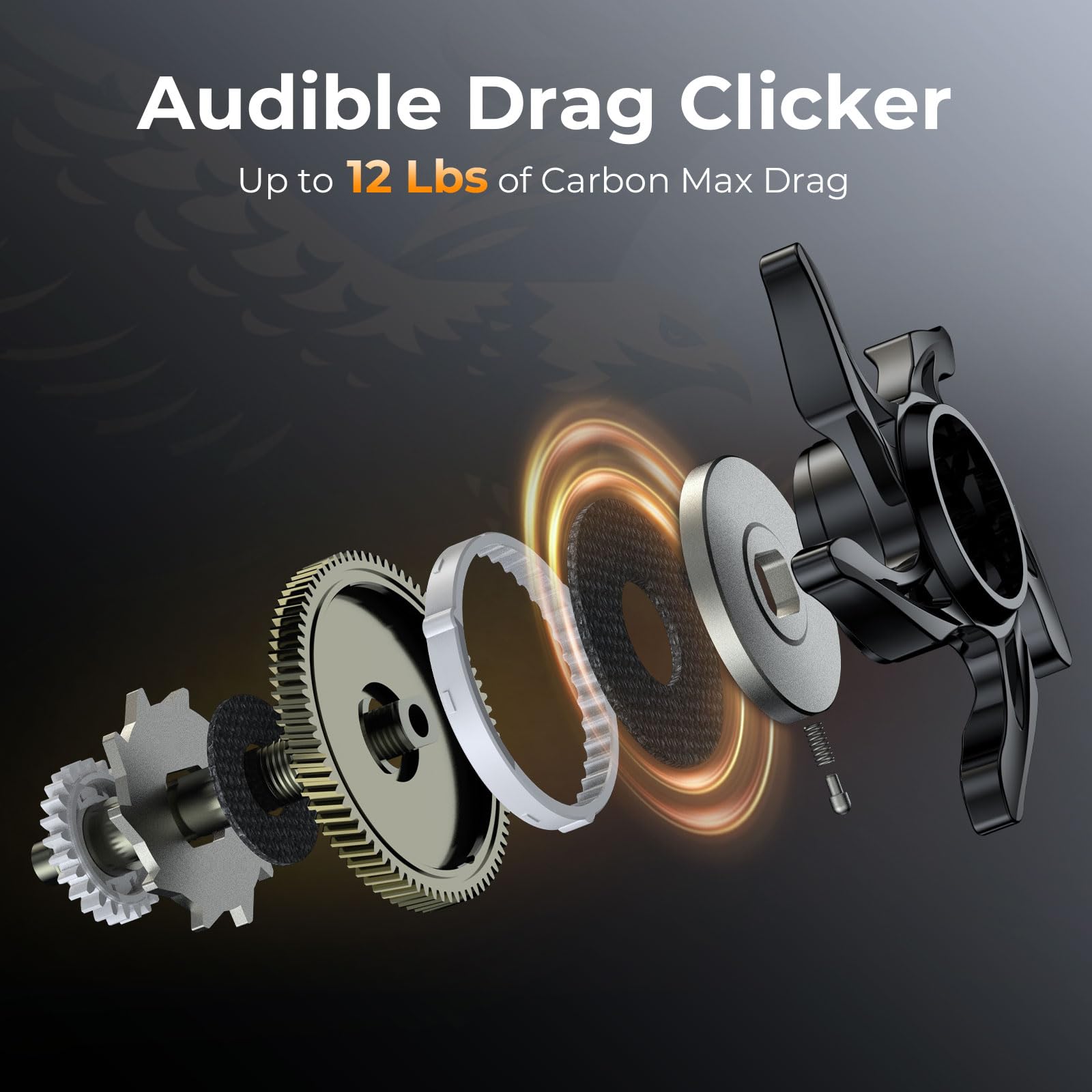 KastKing Kestrel drag clicker audible feedback during fights