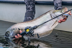 KastKing Kestrel Elite braking system demonstrates FAF control for smoother, backlash-free casts.