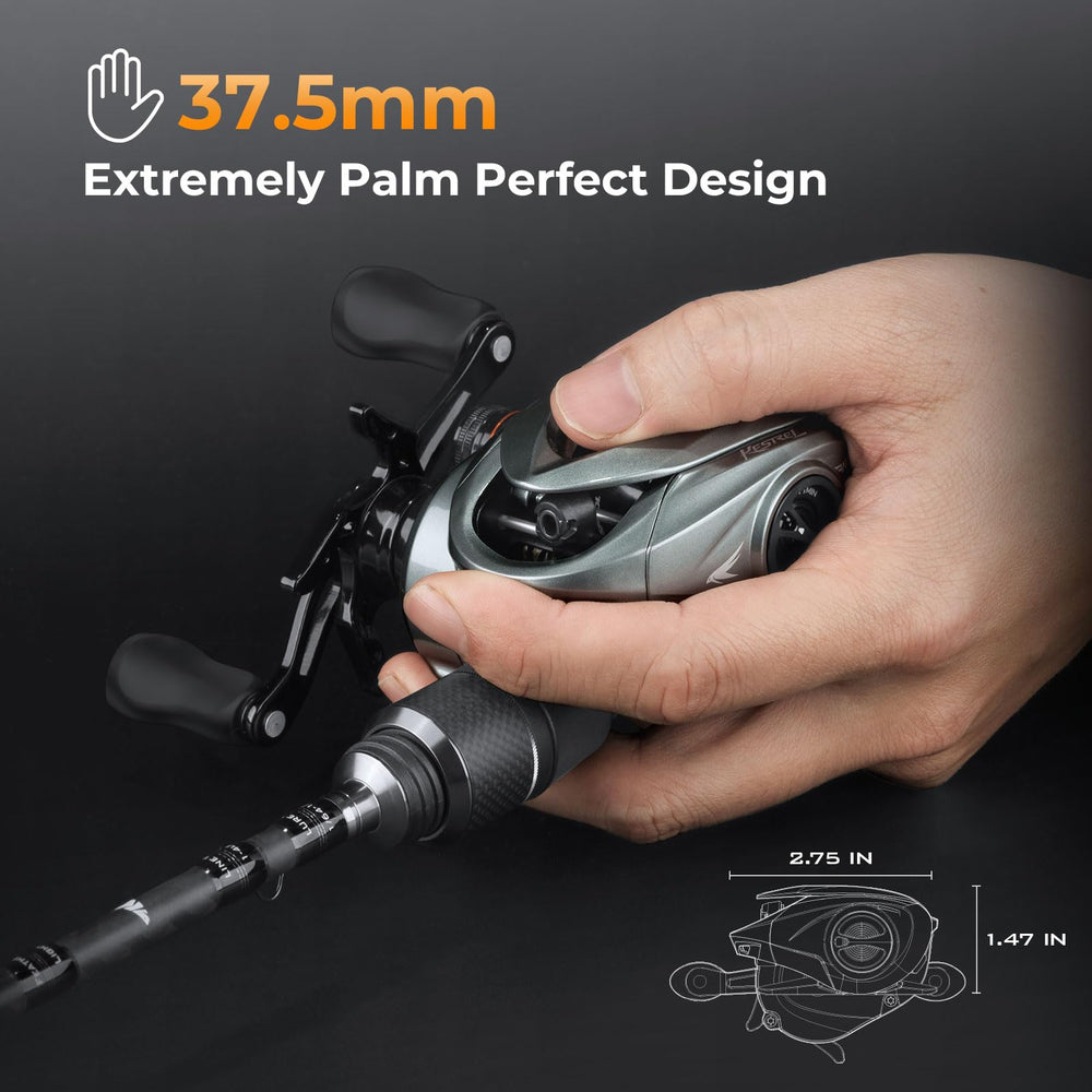 KastKing Kestrel FAF braking system reduces backlashes for finesse setups