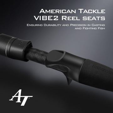 KastKing Kestrel VIBE2 reel seat provides precise control and secure locking
