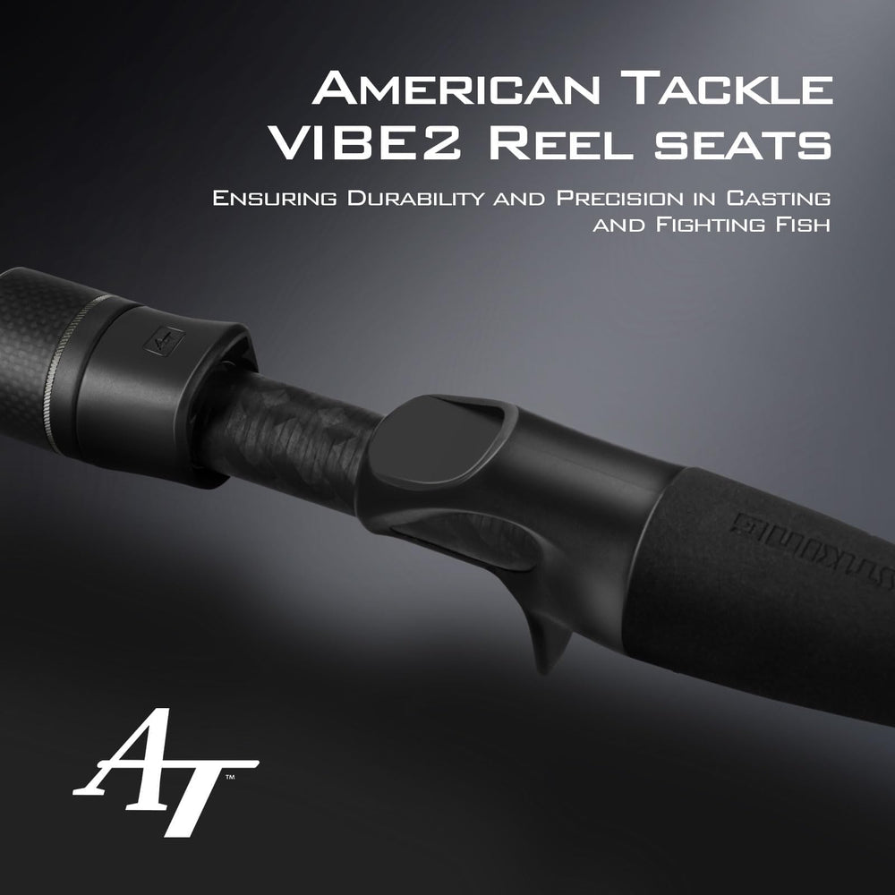 KastKing Kestrel VIBE2 reel seat provides precise control and secure locking
