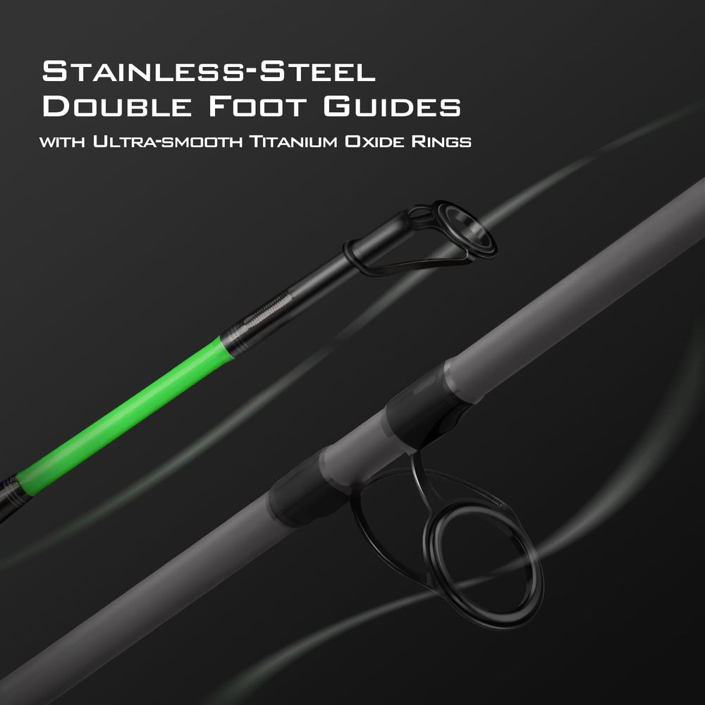 KastKing Kong EVA-core foregrips provide comfortable, secure control when fighting big fish.