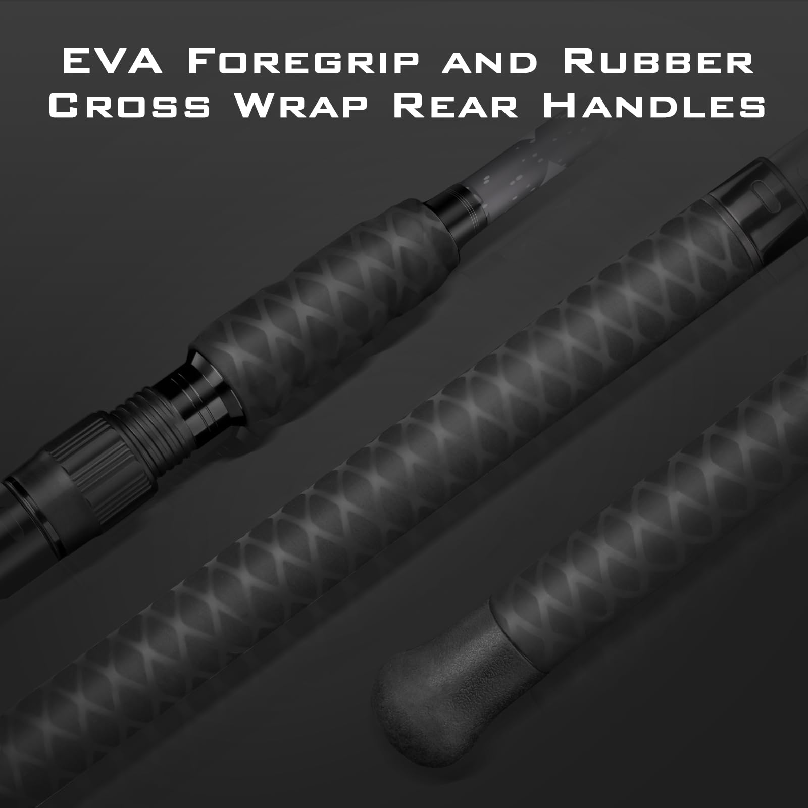 KastKing Kong high-strength reel seat keeps large reels secure during fights.