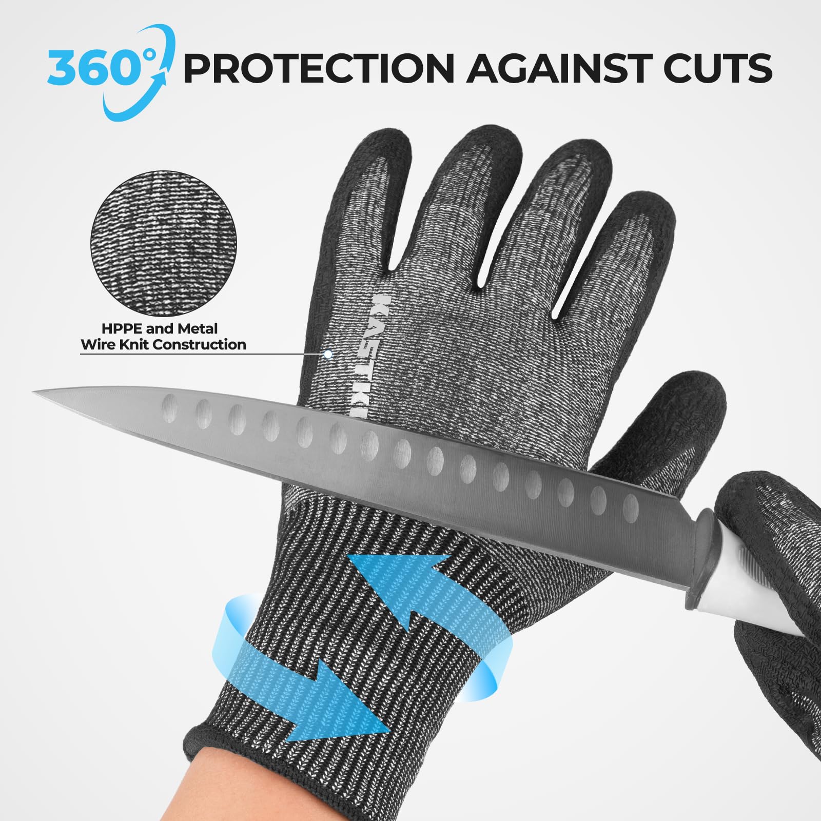 Glove surface highlighting quick-dry rubber texture