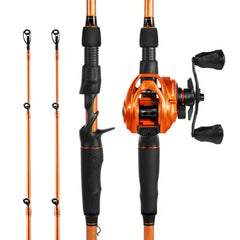 KastKing Lethal Blaze twin-tip rod assembled for versatile freshwater casting and travel-ready convenience.