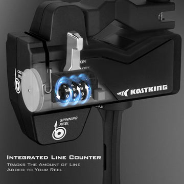 Patent-pending line spooler clamping system on Kalibrate