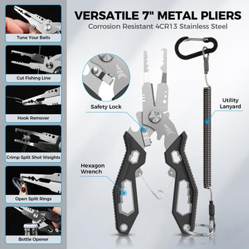 KastKing lip grip one-handed operation enables safe, controlled handling