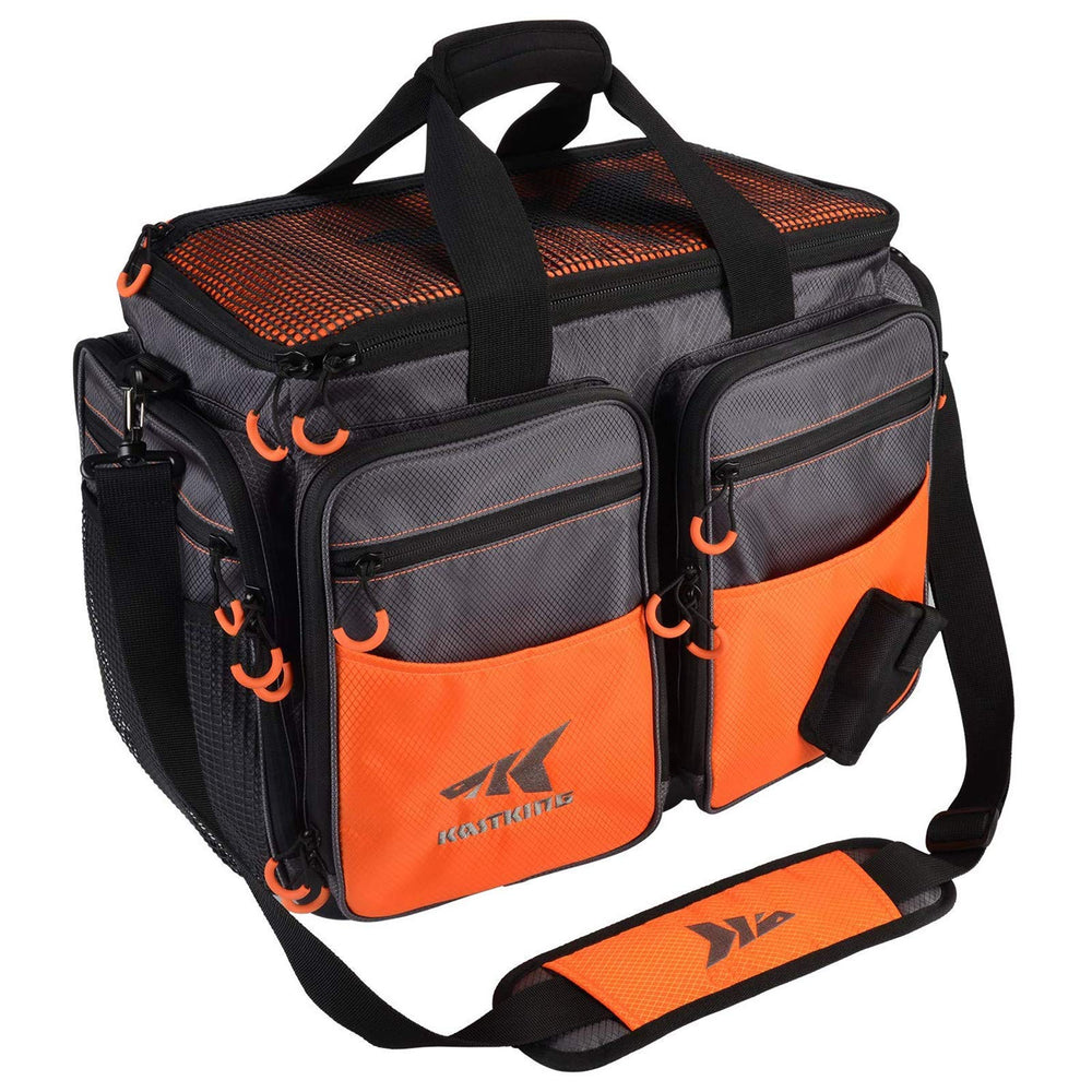 KastKing Lunker tackle bag main-compartment shows organized gear storage for anglers.