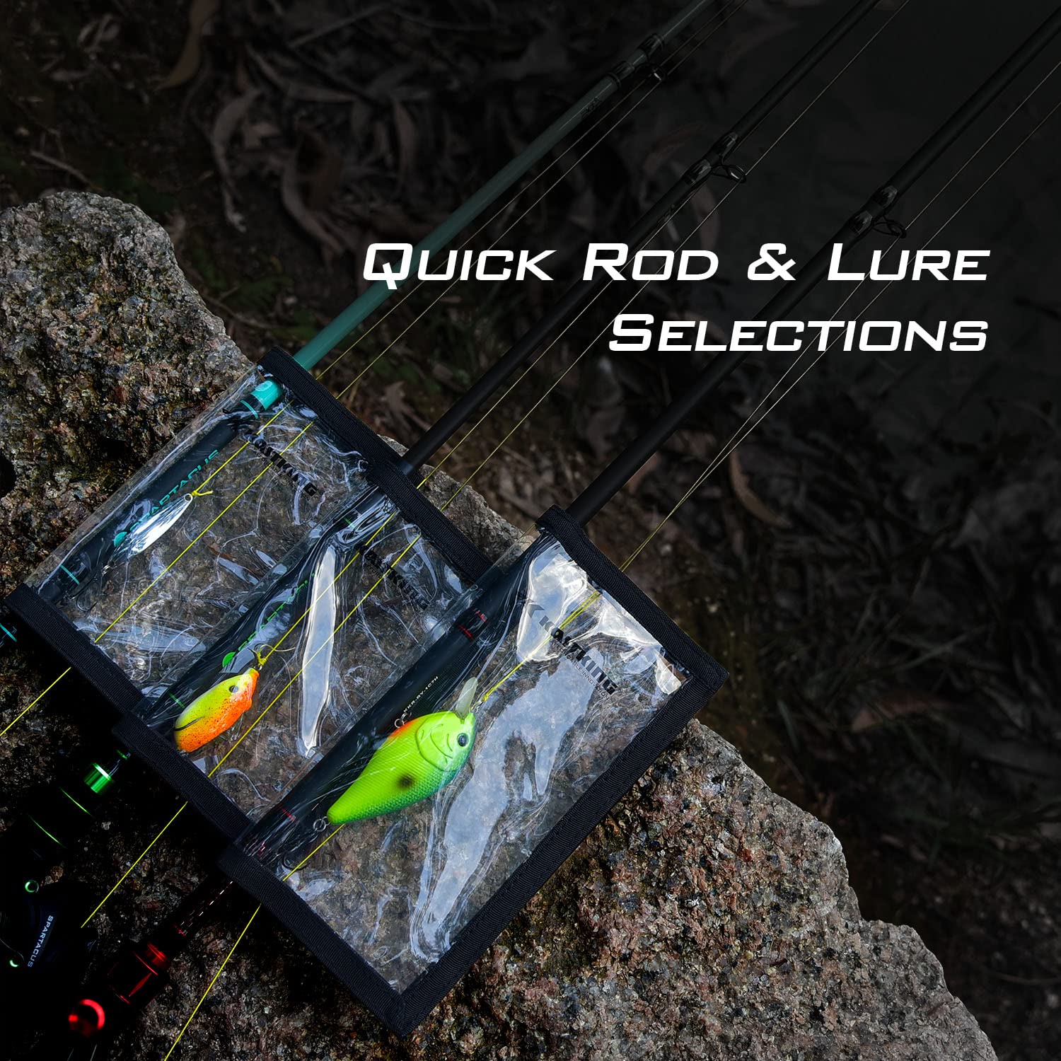 Boxed set of four KastKing Madbite Lure Wraps