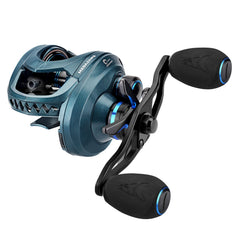 KastKing MegaJaws Baitcasting Reel 6.5:1 Gear Ratio Left-Handed Pelagic Blue