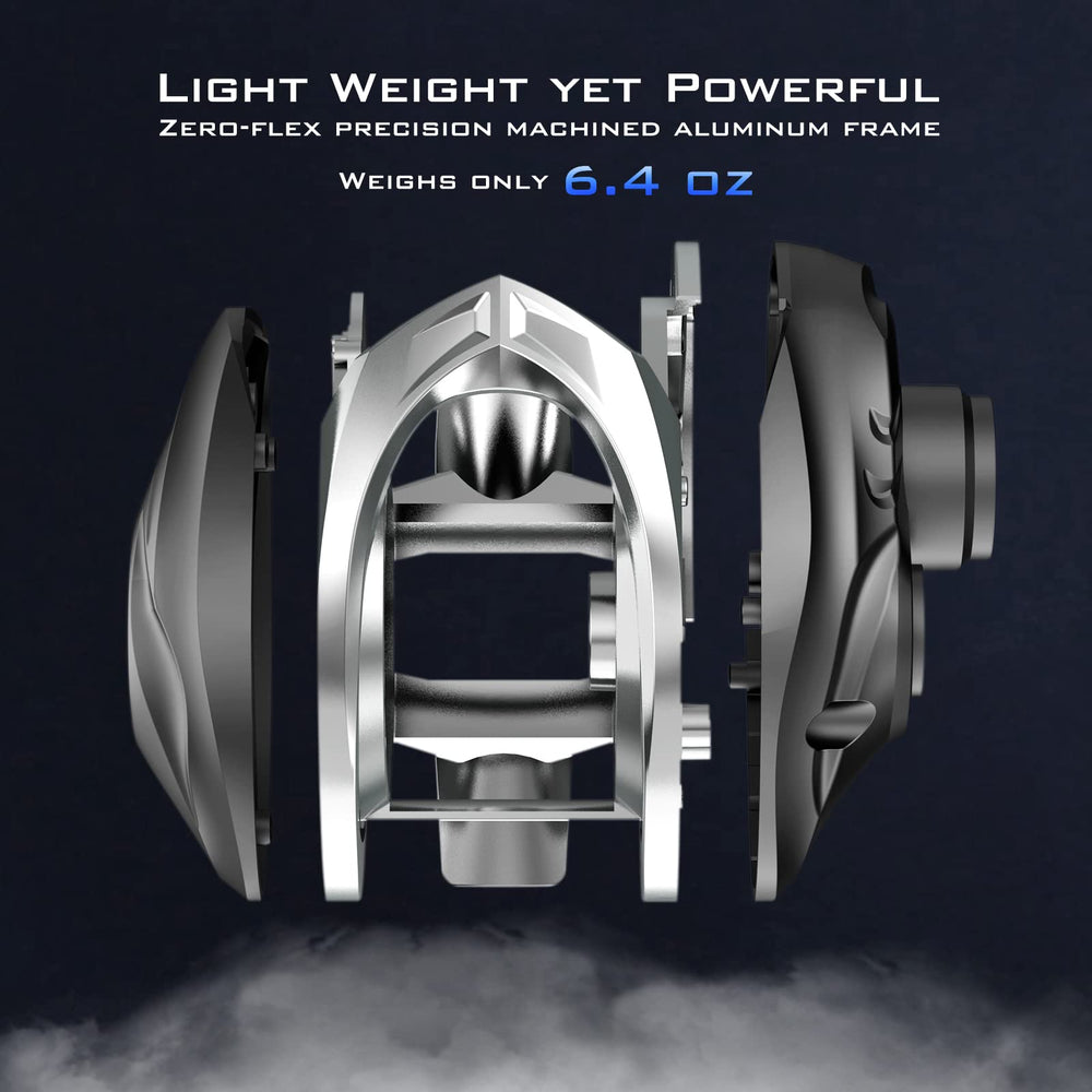 Reel versatile for saltwater bottom fishing and freshwater drifting