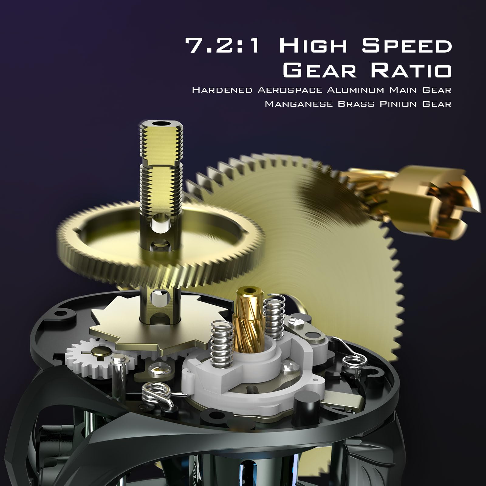 KastKing MegaJaws Elite magnetic braking in action reduces backlashes for longer sessions.