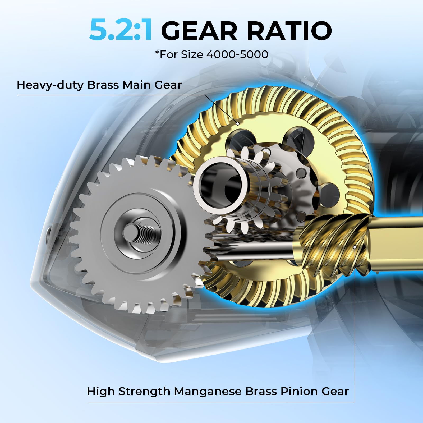 KastKing MegaJaws stainless main shaft closeup signals corrosion resistance and longevity.