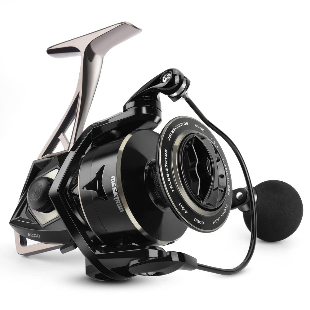 Front view of KastKing Megatron 6000 spinning reel