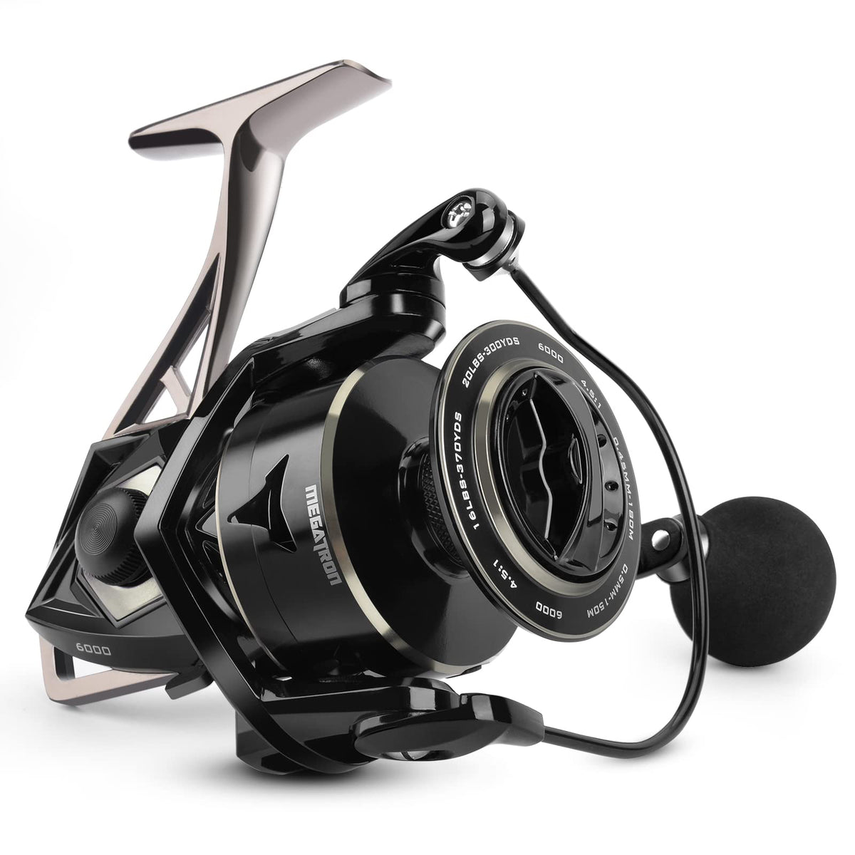 Front view of KastKing Megatron 6000 spinning reel