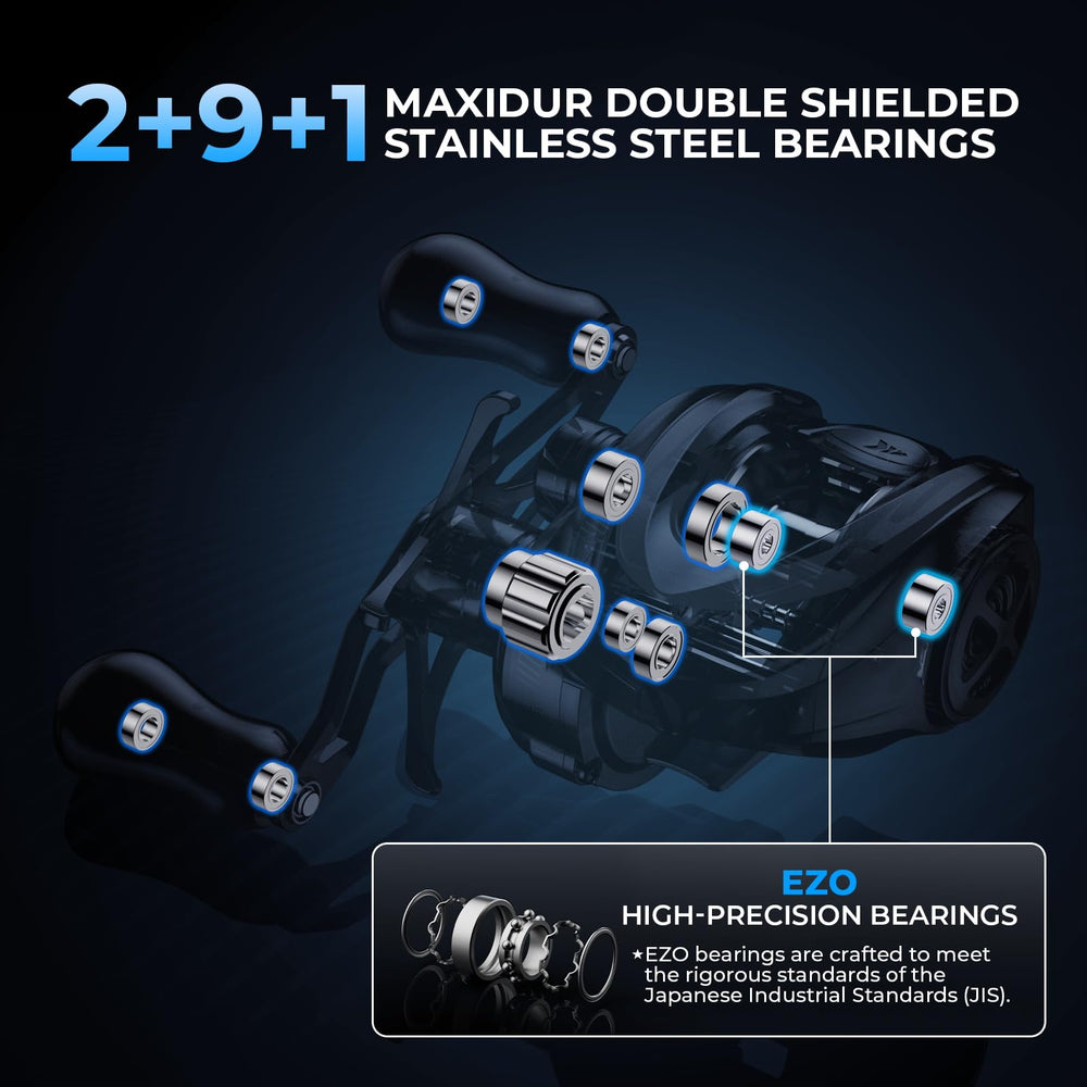 KastKing Mg-Ti Elite drag system enables precise stopping under pressure