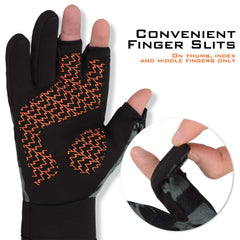 KastKing Mountain Mist gloves anti-slip palm for secure grip in cold conditions
