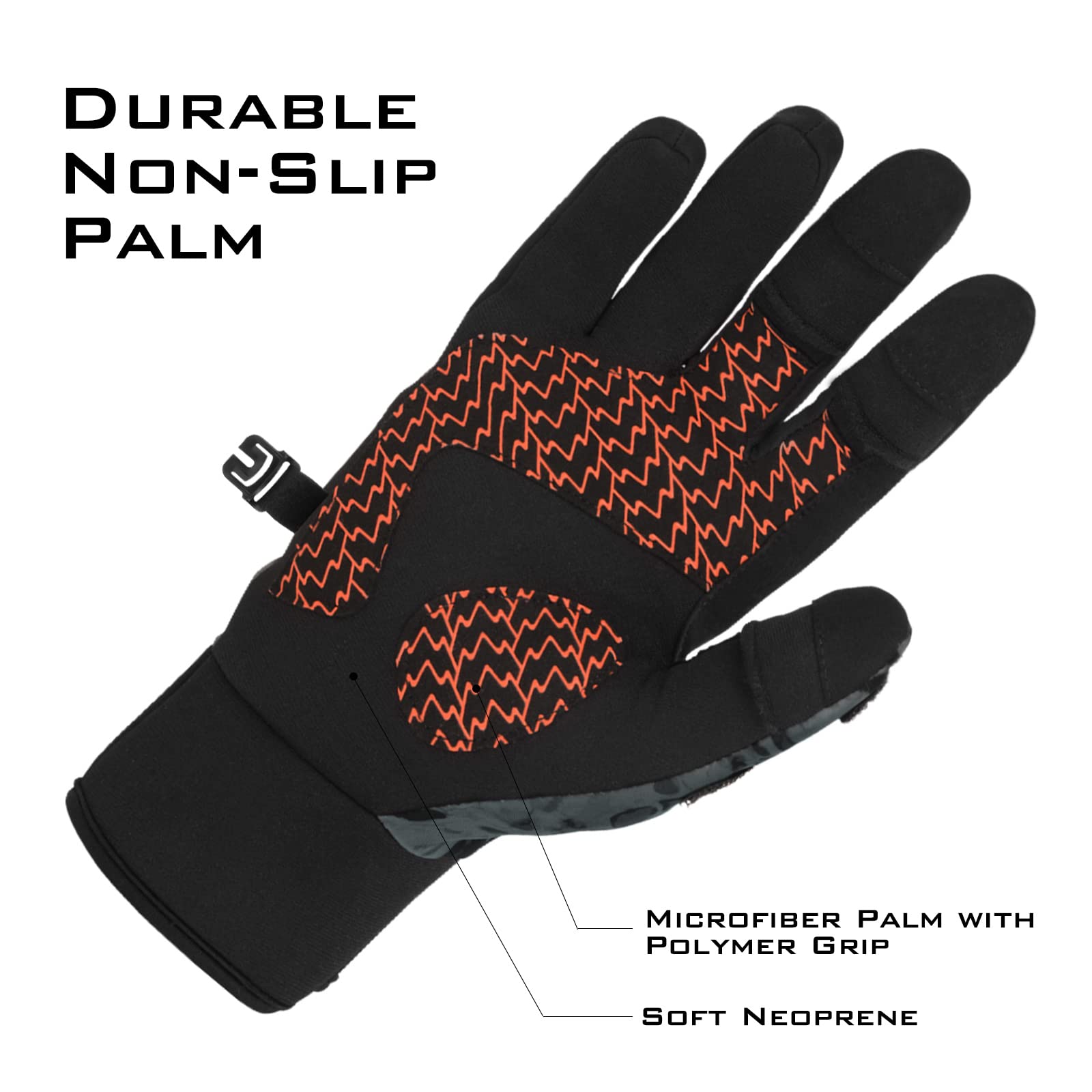 KastKing Mountain Mist gloves smartphone-tip enables touchscreen use