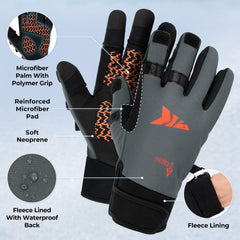 KastKing Mountain Mist thumb action emphasizes smartphone-friendly tip for quick taps.