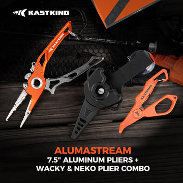 KastKing Wacky & Neko rigs combo includes 10 O-rings for immediate setup.