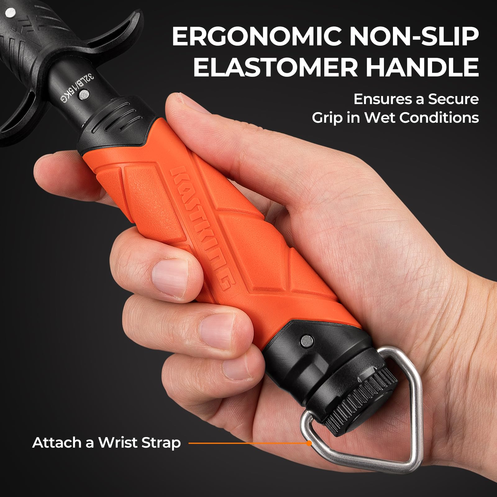 Swiveling jaws of KastKing Paradox lip grip