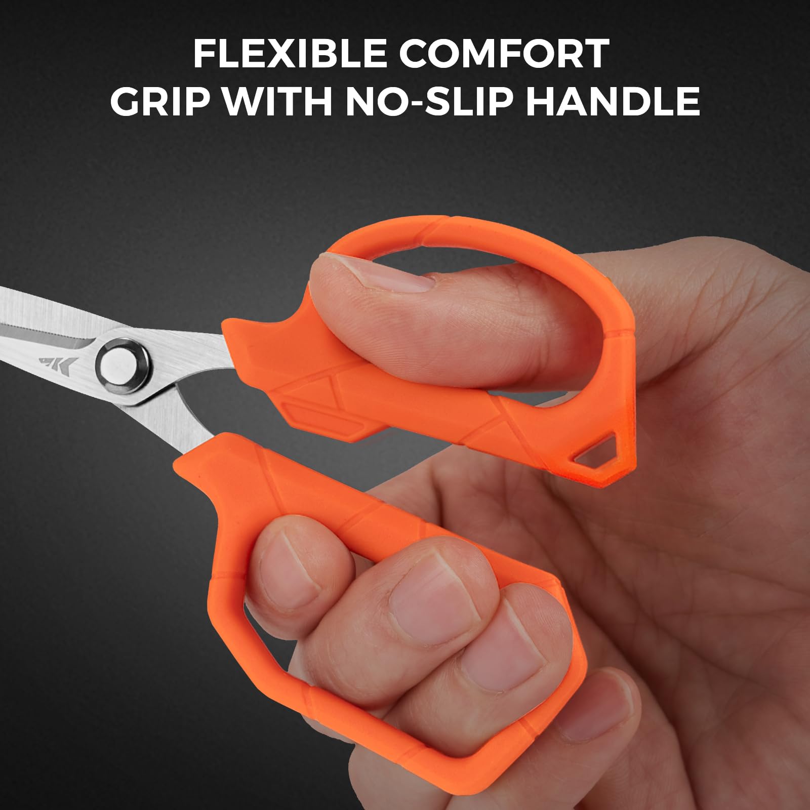 Neck lanyard included for hands-free carrying