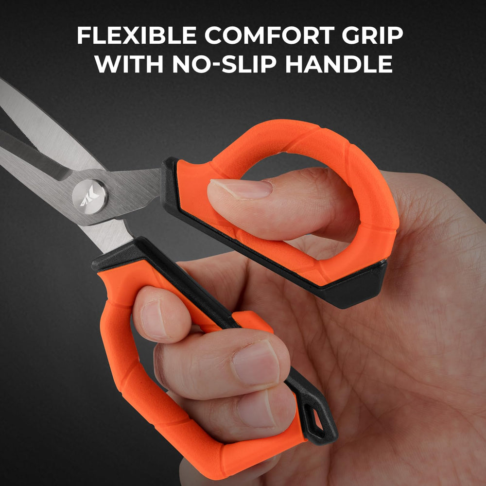 Durable and portable KastKing Paradox scissors in use