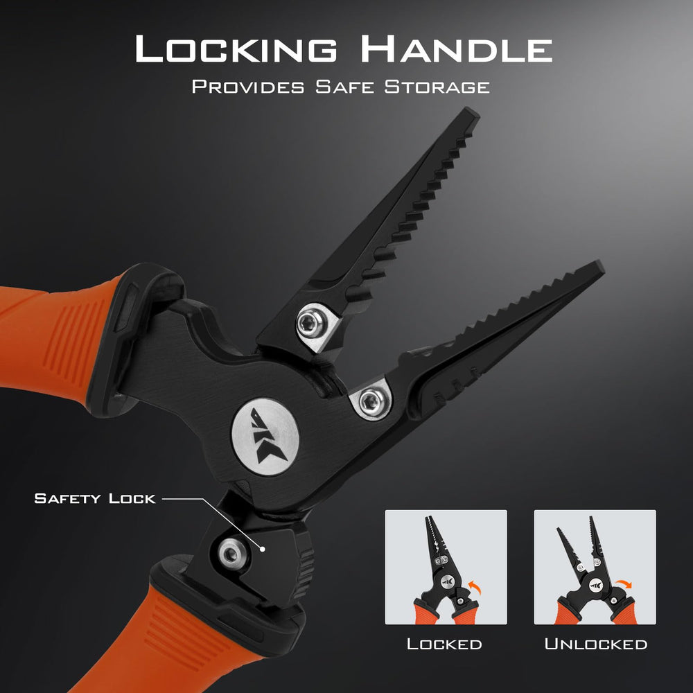 KastKing Paradox ergonomic handle provides non-slip grip for all-day use