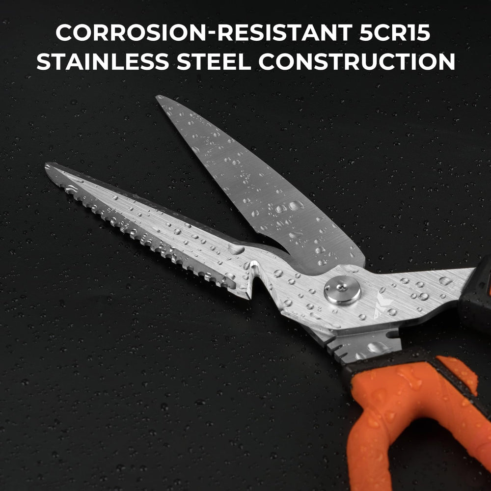 Disassembled blades showcasing multi-function design
