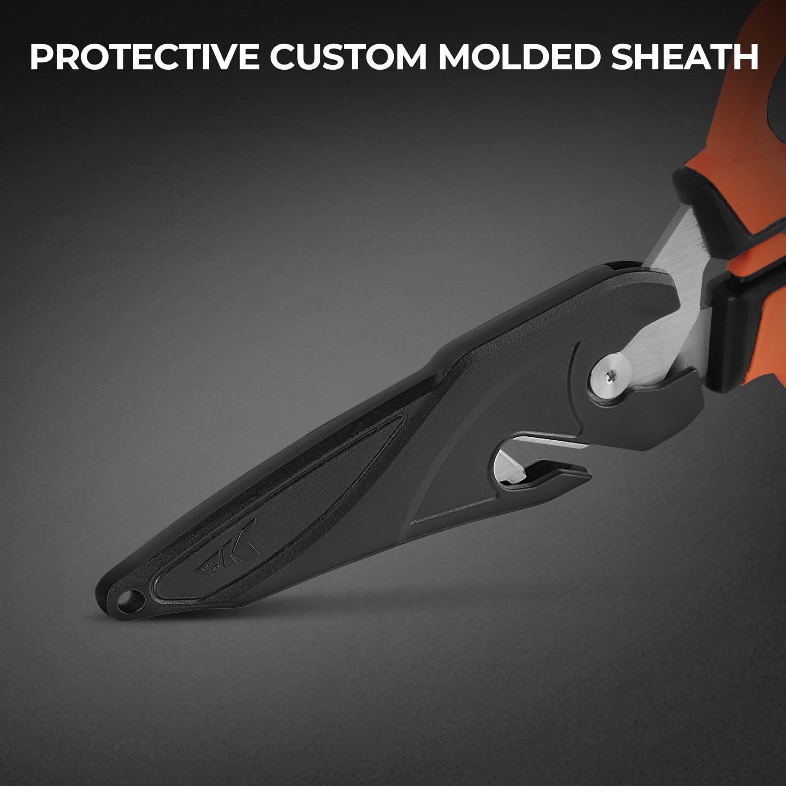 Crimping split shot weights and bait tuning features