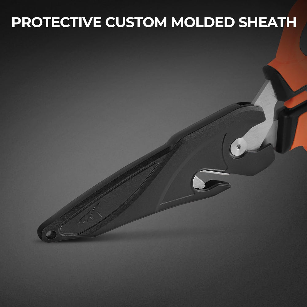Crimping capability for split shot weights
