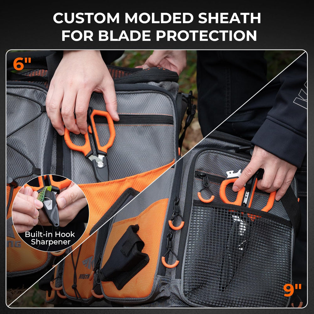 KastKing Paradox ergonomic elastomer handles provide a confident, non-slip grip
