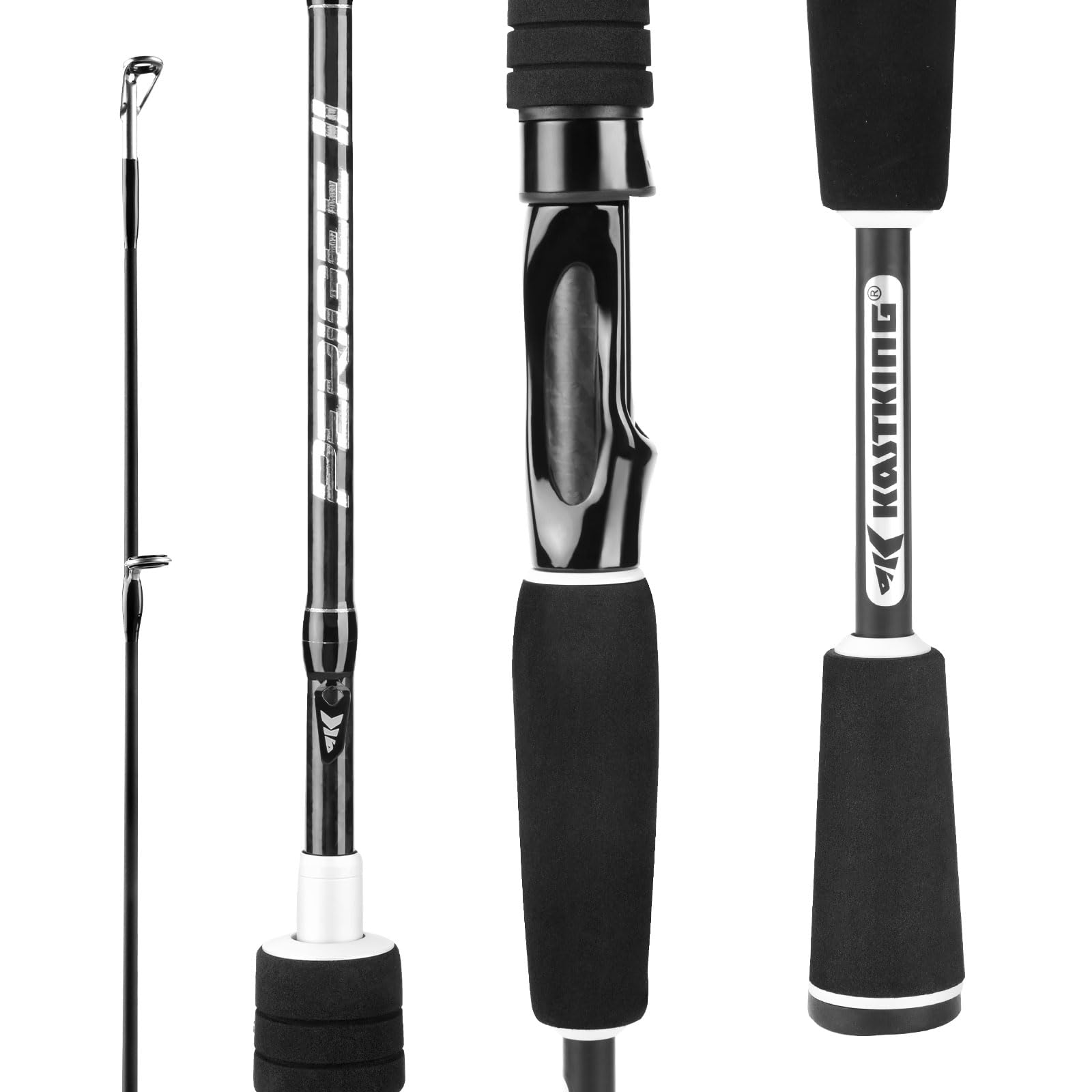 KastKing Perigee II 7'6 spinning rod setup shows balanced power for all-day comfort.