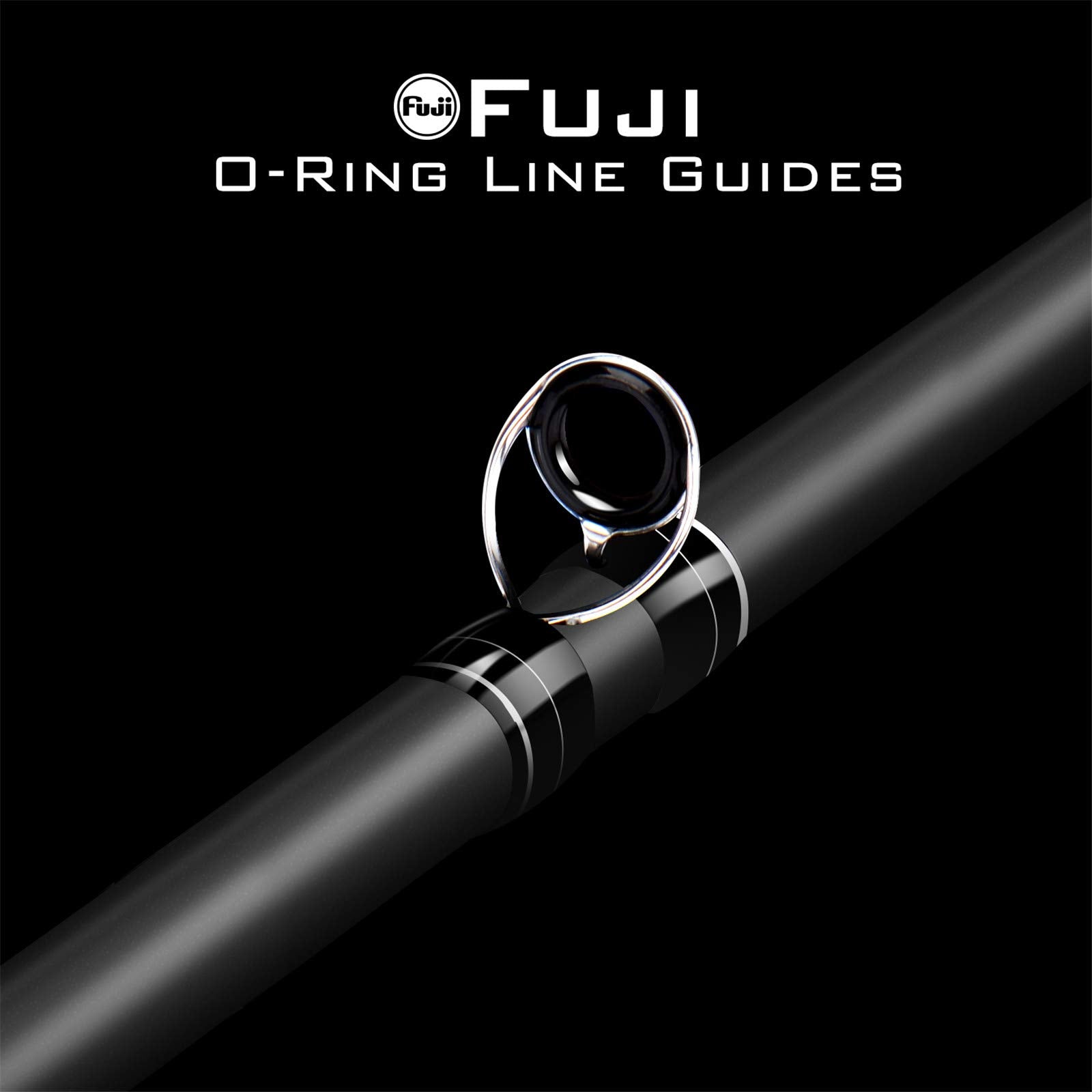 KastKing Perigee II carbon blank close-up highlighting Toray 24-ton matrix