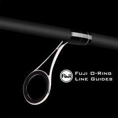 KastKing Perigee II with Fuji O-Ring guides ensures smooth line flow and durability.