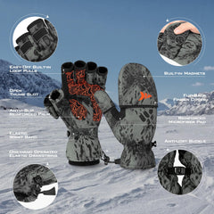 KastKing PolarBlast anti-slip palm showing enhanced grip in cold weather
