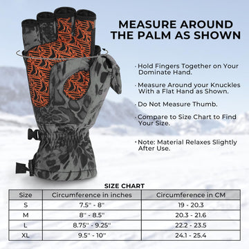 KastKing PolarBlast anti-slip palm provides strong grip in cold