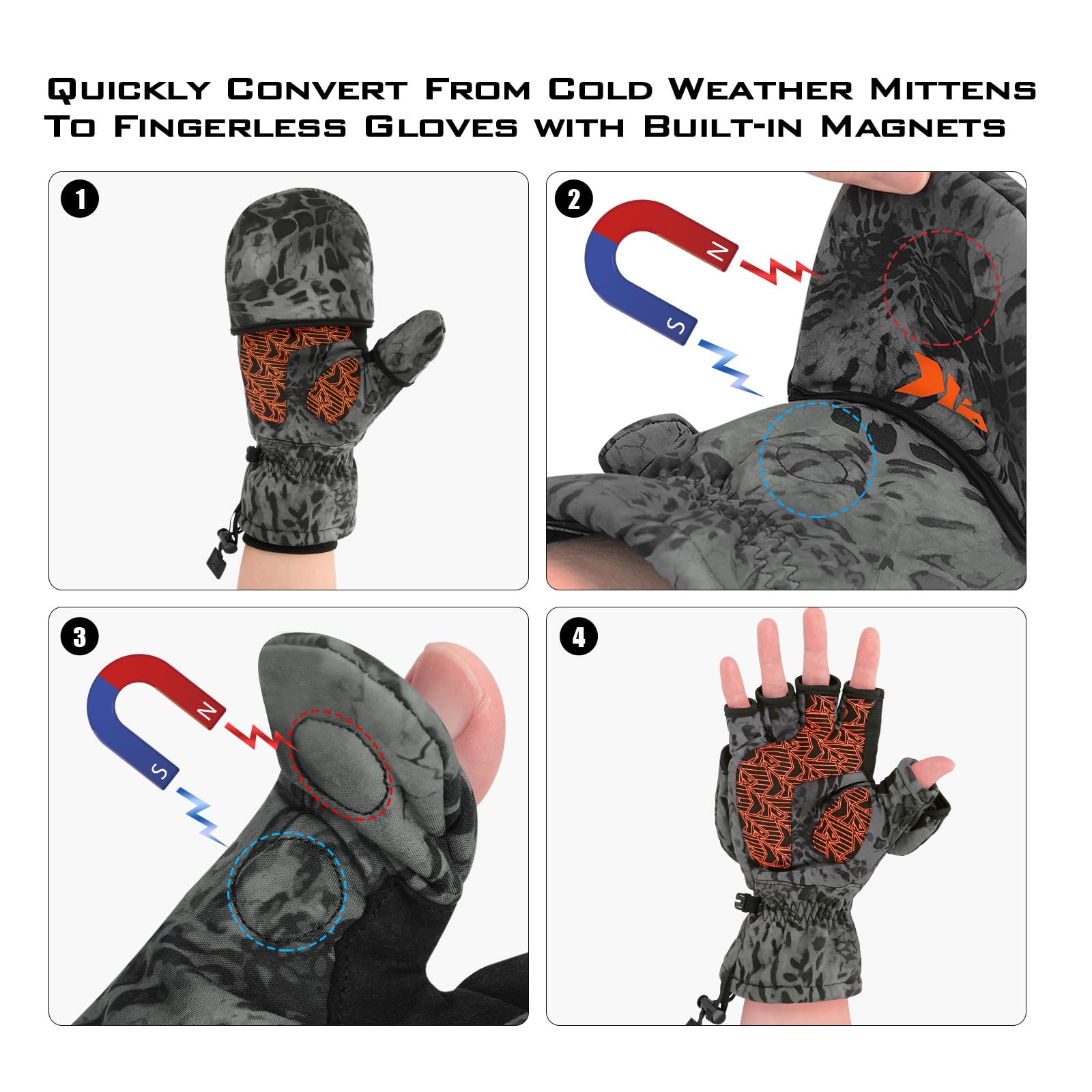 KastKing PolarBlast cuff with drawcord for wind and snow sealing