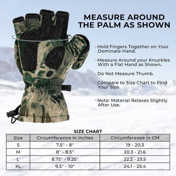 KastKing PolarBlast anti-slip palm detail for secure grip in cold conditions