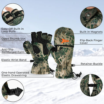 KastKing PolarBlast cuff drawcord image illustrates wind-blocking adjustability