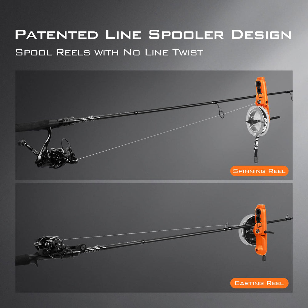 KastKing Radius KutR spooling onto a reel without line twist