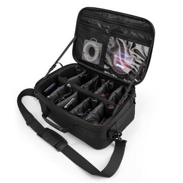 KastKing Fishing Reel Case Medium interior with dividers