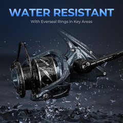 KastKing Rekon 6000 reel close-up highlighting sturdy build and drag system