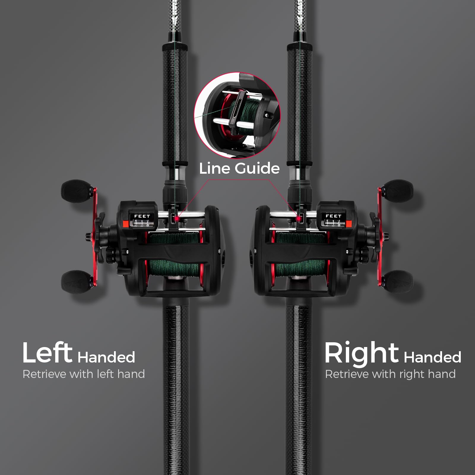 KastKing ReKon double paddle handle on size 10 enhances comfort during light trolling.