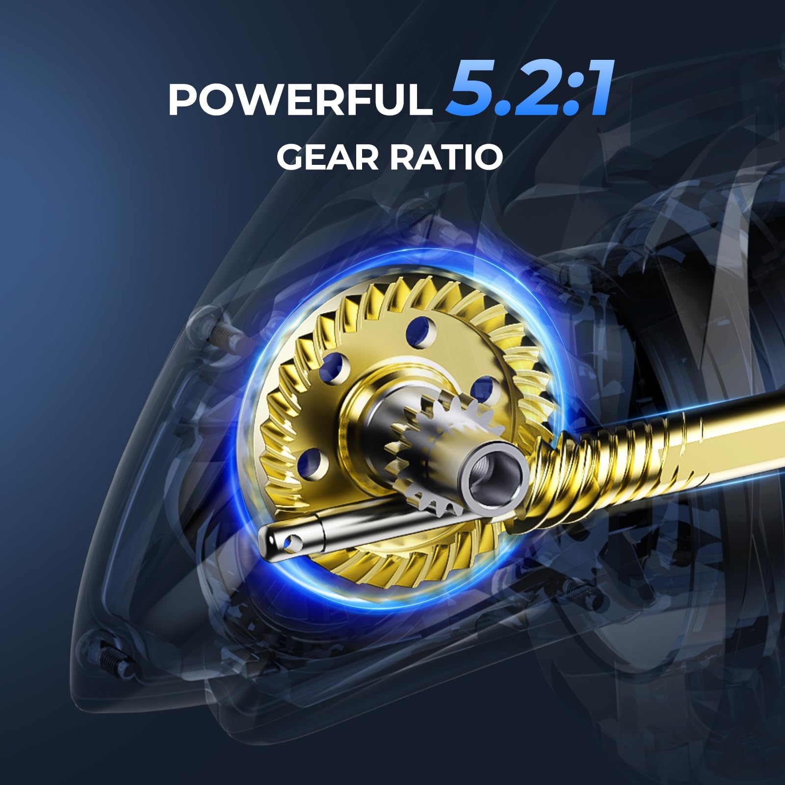 KastKing ReKon HRB86 pinion gear delivers strong engagement under load