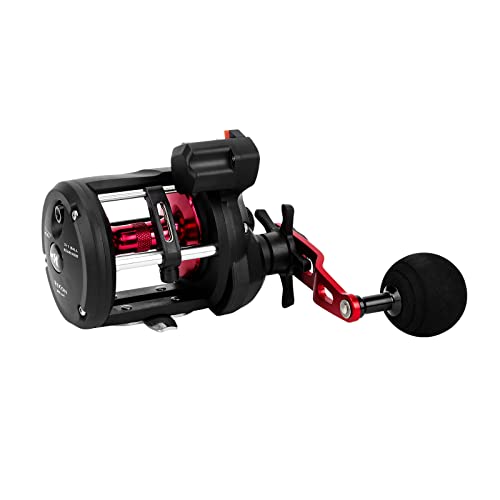 KastKing ReKon line-counter reel front view showing compact profile for handling