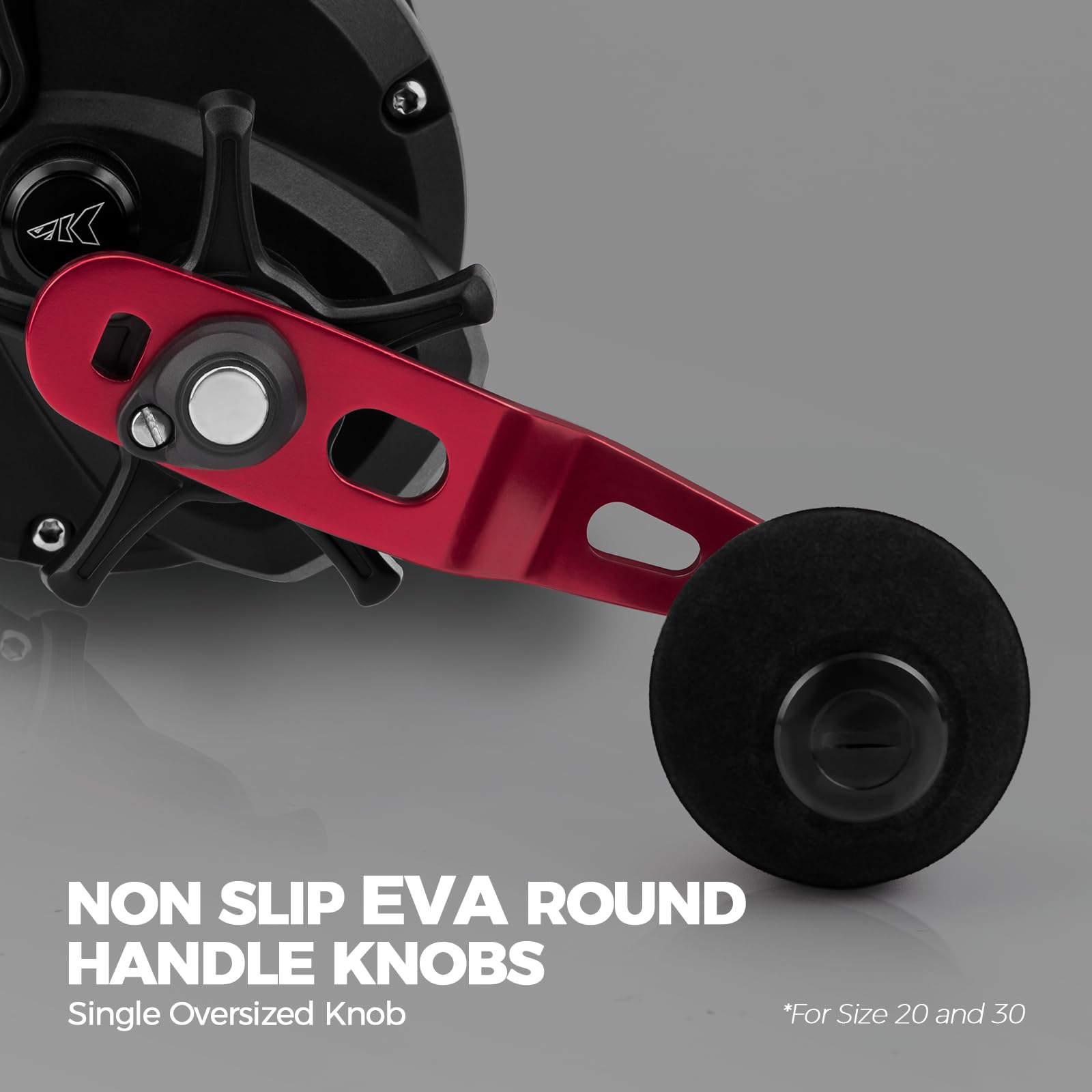 KastKing ReKon left-handed setup image emphasizing ergonomic use